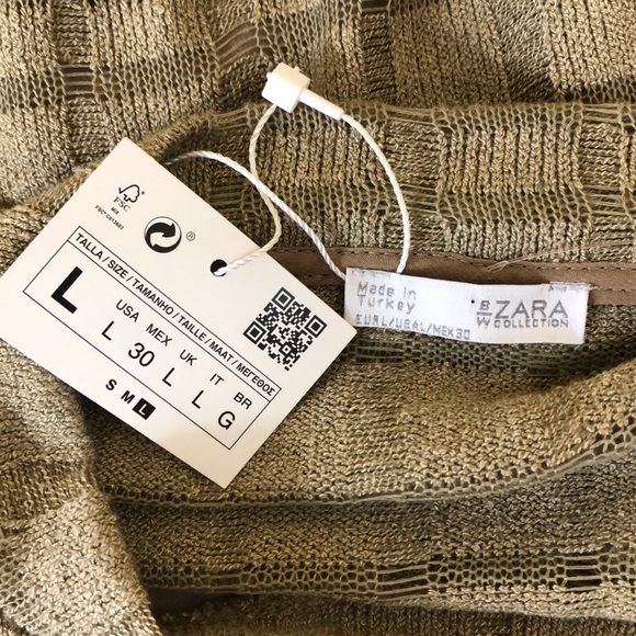 Zara Long sleeve lightweight sheer Blouse - Picture 6 of 6